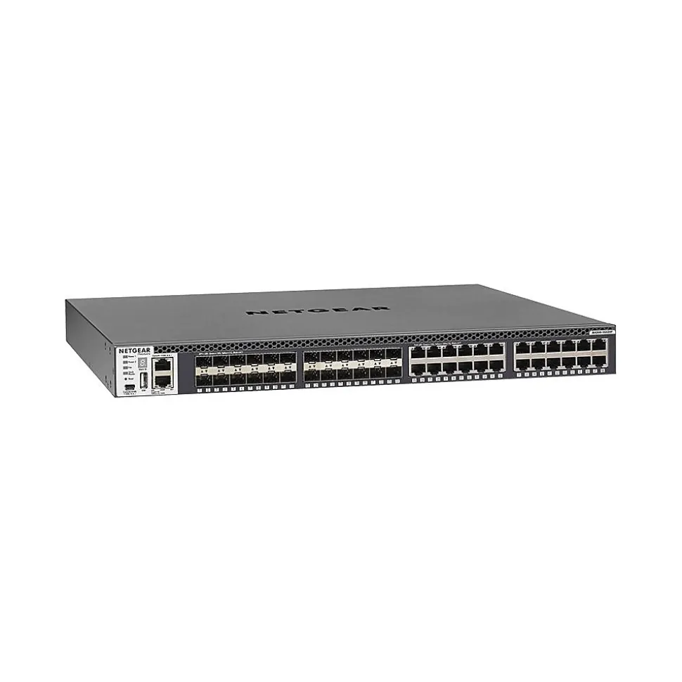 Netgear ProSafe Gigabit Ethernet Managed Switch, Black (XSM4324CS-100NES)