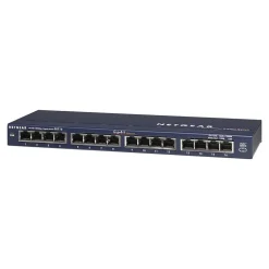 Netgear ProSAFE 16-Port Gigabit Ethernet Unmanaged Switch, 10/100/1000 Mbps, Blue (GS116NA)