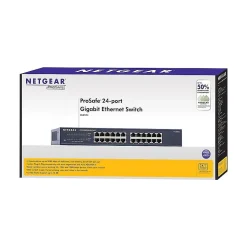 Netgear ProSAFE 24-Port Gigabit Ethernet Unmanaged Switch, 10/100/1000 Mbps, Blue (JGS524NA)