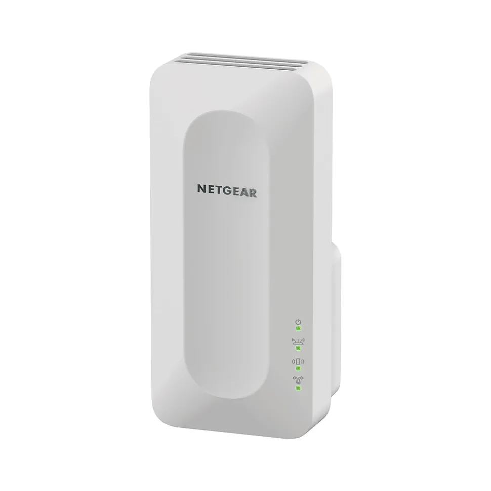 Netgear Range Extender AX Dual Band WiFi 6 Extenders, Wall-plug, White (EAX15-100NAS)