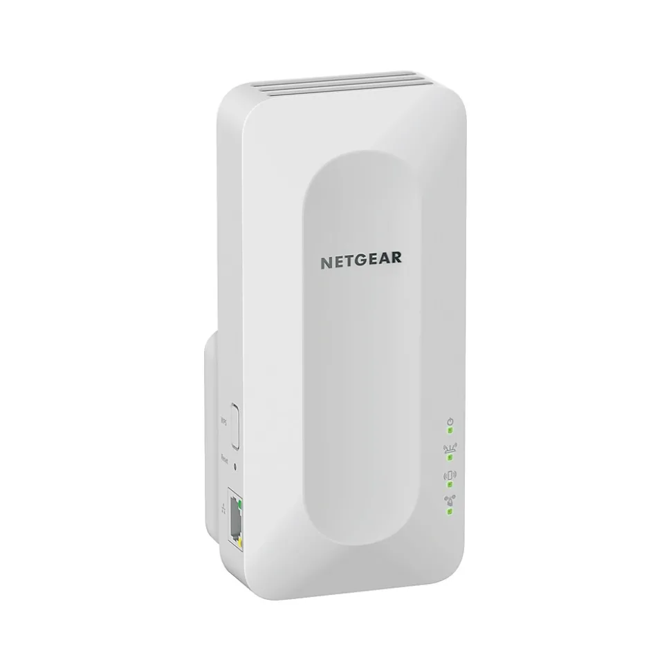 Netgear Range Extender AX Dual Band WiFi 6 Extenders, Wall-plug, White (EAX15-100NAS)