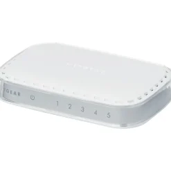Netgear SOHO 5-Port Gigabit Ethernet Unmanaged Switch, White (GS605NA)