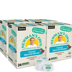Newman's Own Organics Special Blend Coffee Keurig® K-Cup® Pods, Medium Roast, 96/Carton (4050)