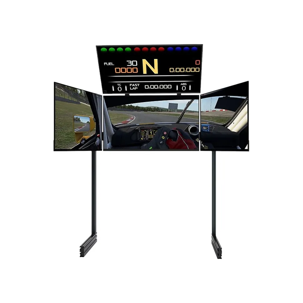Next Level Racing Elite Adjustable Stand, Up to 43" Monitor, Carbon Gray (NLR-E008)