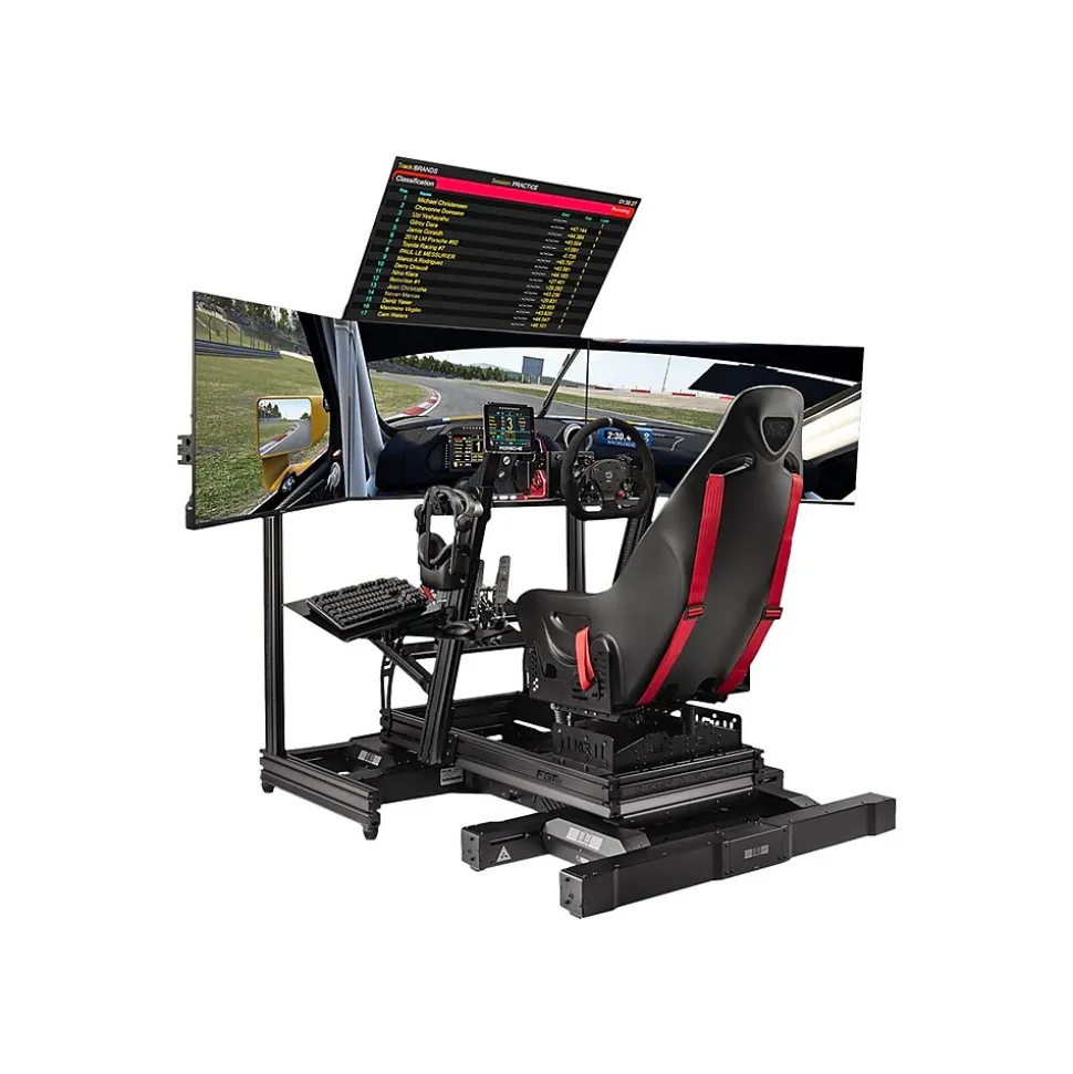 Next Level Racing Elite Adjustable Stand, Up to 43" Monitor, Carbon Gray (NLR-E008)