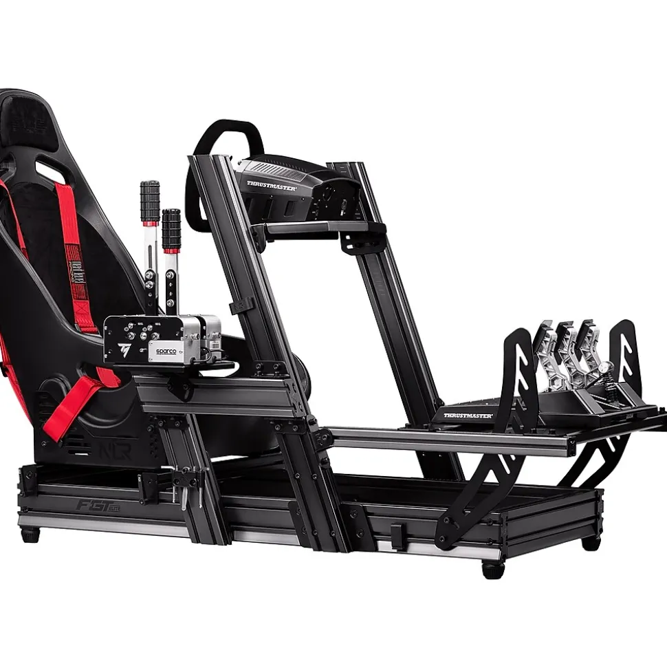Next Level Racing F-GT Elite Wheel Plate Edition NLR-E001 Racing Cockpit for PC, Black
