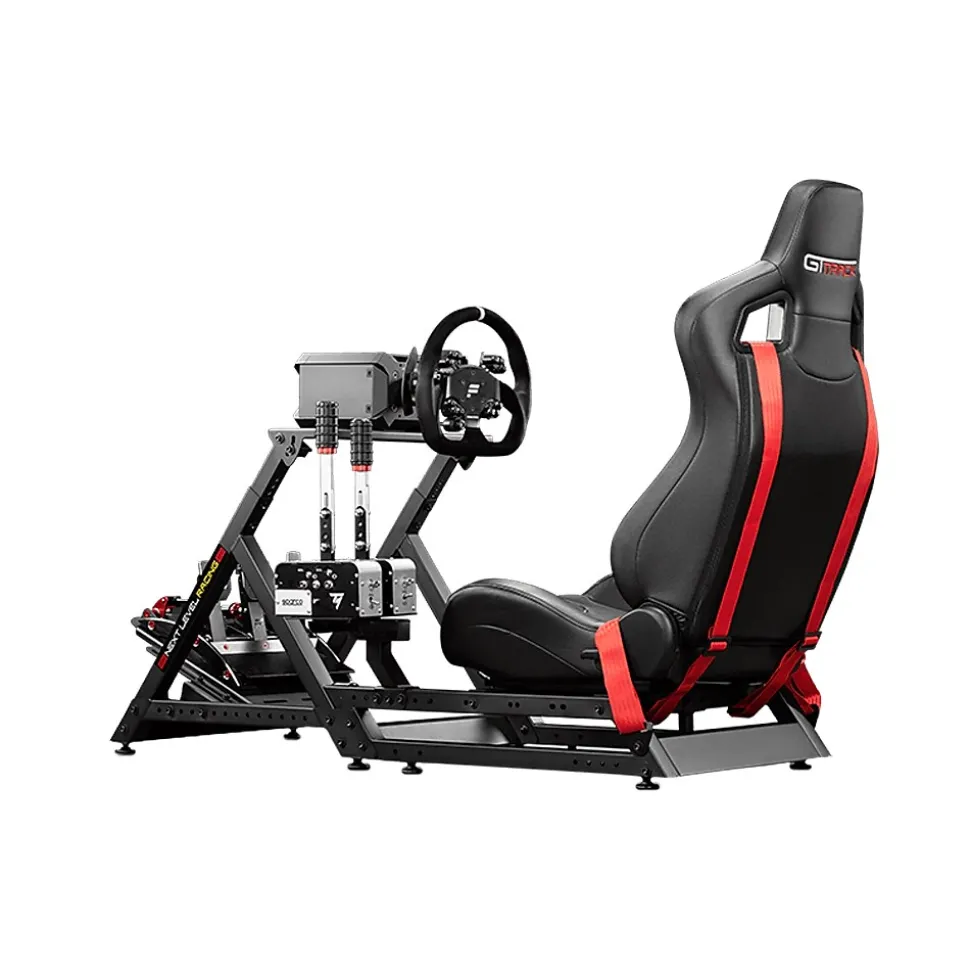 Next Level Racing GTtrack NLR-S009 Racing Simulator Cockpit, Black