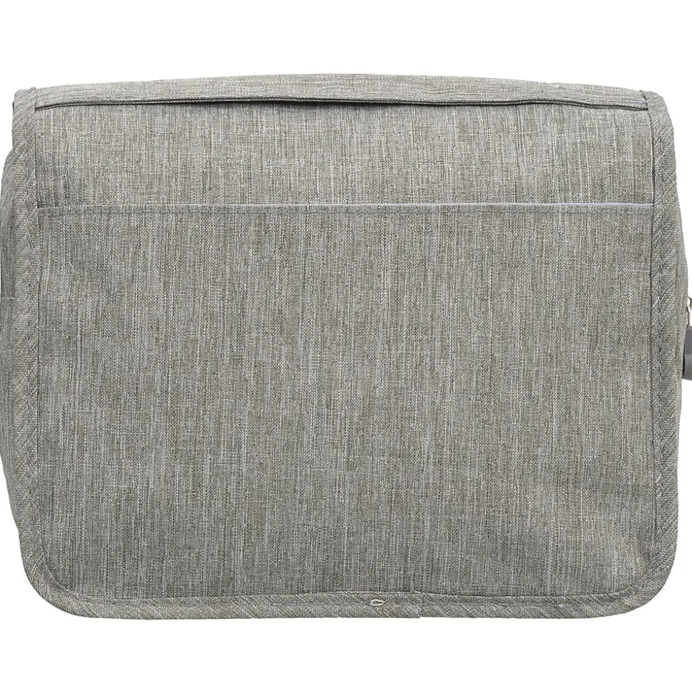 Nicci 9.75" Fabric Toiletry Bag, Gray (CBM30003-GRY)