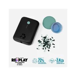 Nimble CHAMP Lite USB Type-C Power Bank for Most Smartphones, 5200mAh, Black (NB-CPC-5K-BLK)