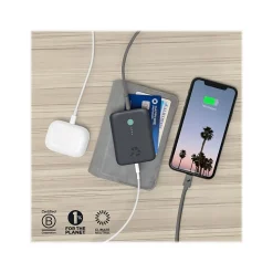 Nimble CHAMP USB Type-A/Type-C Power Bank for Most Smartphones, 10000mAh, Charcoal (NB-CPC-10K-PD-GRY)