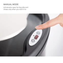 Nine Stars 13.2 Gallon Stainless Steel Motion Sensor Recycle Trash Can (DZT-50-13R)