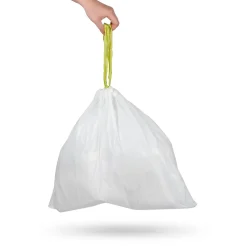 Nine Stars 3 Gallon Trash Bag, High Density, 0.5, White, 30 Bags/Box, 30 Rolls (NSTB-3-30)