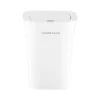 Nine Stars Plastic Sensor Trash Can, 2.6-Gallon, White (DZT-10-11)