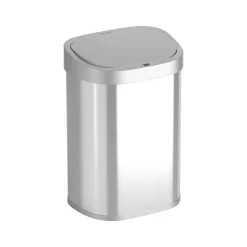 Nine Stars Stainless Steel Sensor Trash Can, 21.1-Gallon, Silver (DZT-80-35)