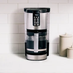 Ninja 14-Cups Automatic Drip Coffee Maker, Black & Stainless Steel (DCM201)