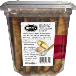 Nonni’s individually wrapped Dark Chocolate Italian Biscotti Cookies, 21.5 oz., (NSD97651)