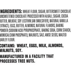 Nonni’s individually wrapped Dark Chocolate Italian Biscotti Cookies, 21.5 oz., (NSD97651)