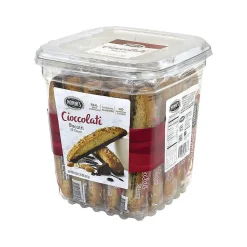 Nonni's Individually Wrapped Cioccolati Biscotti Cookies, 1.25 oz, 25/Pack(Nonnis)