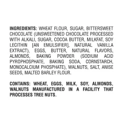 Nonni's Individually Wrapped Cioccolati Biscotti Cookies, 1.25 oz, 25/Pack(Nonnis)