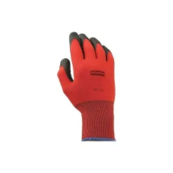 North by Honeywell NorthFlex Red PVC Gloves, Red/Black, Dozen (NF11/8M)