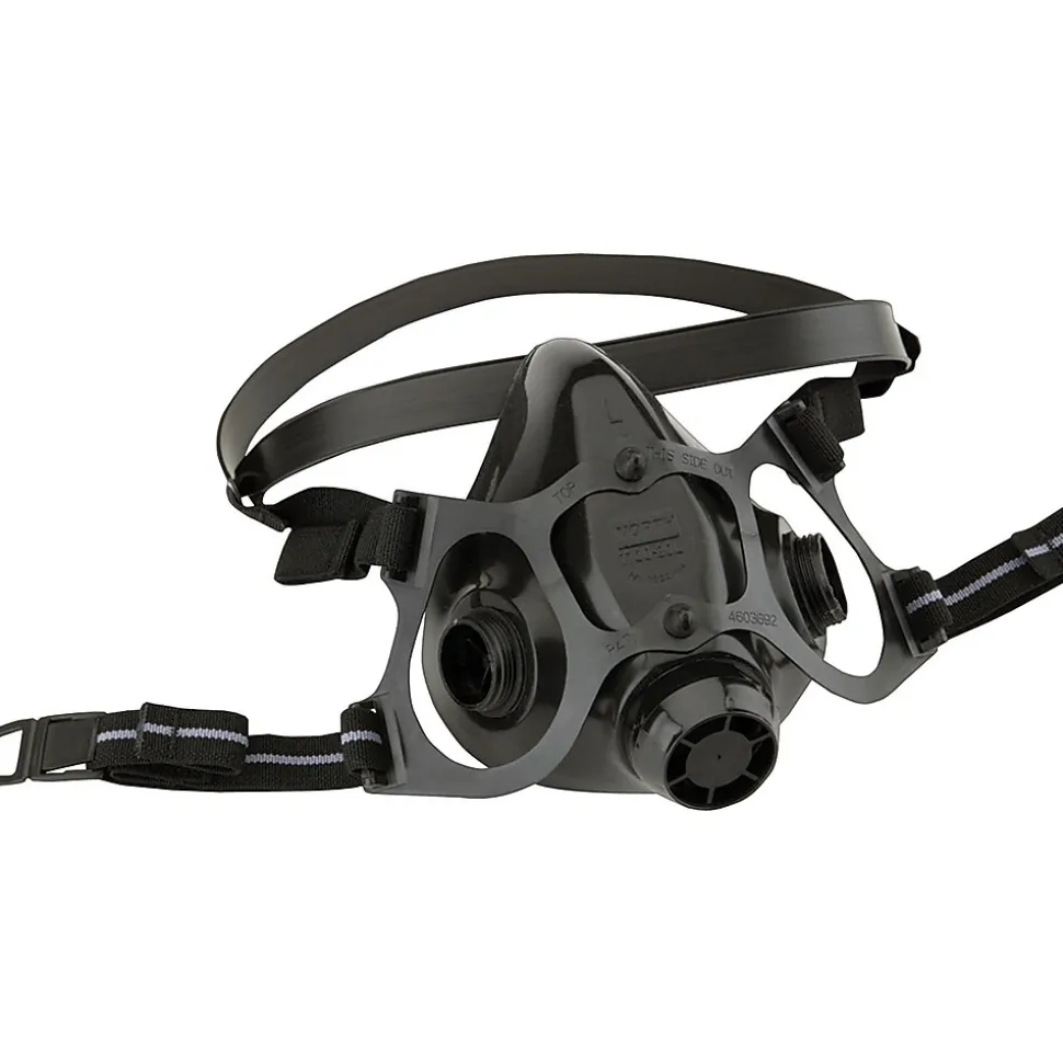 North Safety Half Mask Respirator, Silicone, Medium