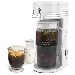 Nostalgia 12-Cups Automatic Drip Coffee Maker, White (NCIT3PLSWH6A)