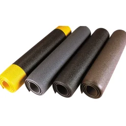 NoTrax Cushion-Stat Sponge Dissipative/Anti-Static Floor Mat, 2' x 3', Black/Yellow (825S0023BY)