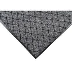 NoTrax Evergreen Diamond Nylon Fiber Superior Entrance Floor Mat, 3' x 10', Charcoal