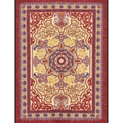 NoTrax OrienTrax Nylon Fiber Specialty Entrance Floor Mat, 4' x 12', Burgundy