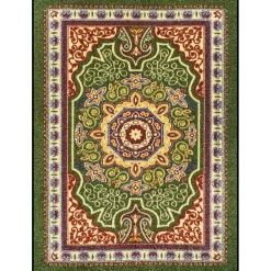 NoTrax OrienTrax Nylon Fiber Specialty Entrance Floor Mat, 5' x 8', Emerald