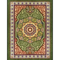 NoTrax OrienTrax Nylon Fiber Specialty Entrance Floor Mat, 3' x 5', Emerald