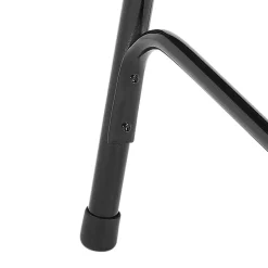 NPS 2300 Series Fabric Padded Triple Brace Double Hinge Premium Folding Chairs, Midnight Black/Black, 100 Pack (2310/100)