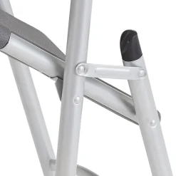 NPS 600 Series Heavy Duty Plastic Folding Chair, Charcoal Slate, 4 Pack (620/4)