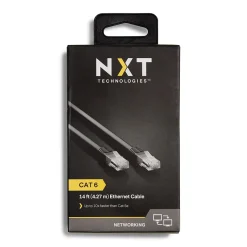 NXT Technologies™ 14' CAT-6 Cable, Black (NX29776)