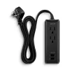 NXT Technologies™ 8' Extension Cord, 2-Outlet, Black (NX56820)