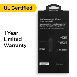 NXT Technologies™ 8' Extension Cord, 2-Outlet, Black (NX56820)