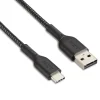 NXT Technologies™ 4 Ft. Braided USB-C to USB-A Cable, Black (NX60473)