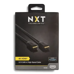 NXT Technologies™ 12' HDMI to HDMI Audio/Video Cable, Male to Male, Black (NX29740)
