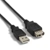 NXT Technologies™ 6' USB A to USB A Cable, Male to Female, Black (NX29753)