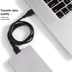 NXT Technologies 6' USB Type-A Male to Micro-USB Type-B Male, Black (NX29773)