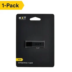 NXT Technologies™ 8GB USB 2.0 Type A Flash Drive, Black (NX27987-US/CC)