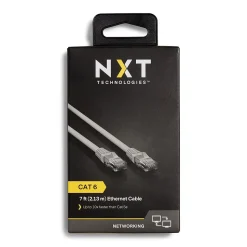 NXT Technologies™ NX56838 7' CAT-6 Cable, Gray