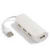 NXT Technologies™ 4-Port USB 2.0 Hub, White (NX29758)