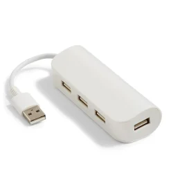 NXT Technologies™ 4-Port USB 2.0 Hub, White (NX29758)