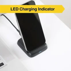 NXT Technologies™ Qi Wireless Charging Stand, Black (NX60455)