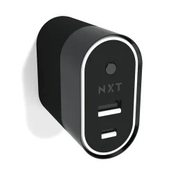 NXT Technologies™ Universal 2-Port USB-C and USB-A Phone Charger, Black (NX54344)