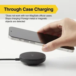 NXT Technologies™ Wireless Magnetic Charger Bundle for Most Smartphones, Black (NX60457)
