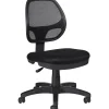 Offices to Go Armless Mesh Task Chair, Black (OTG11642B)