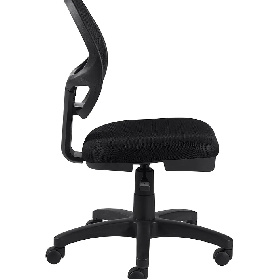 Offices to Go Armless Mesh Task Chair, Black (OTG11642B)