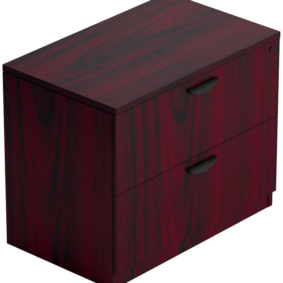 Offices To Go 2-Drawer Lateral File Cabinet, Letter/Legal, American Mahogany, 36"W (TDSL3622LFAML)